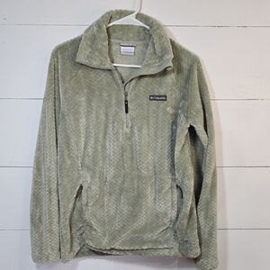 Columbia Women's Fire Side ll Sherpa Quarter Zip Fleece Sz S